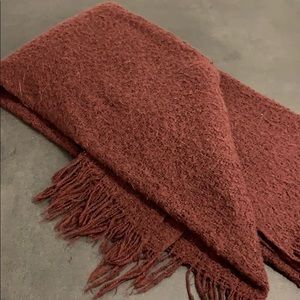 Burgundy scarf